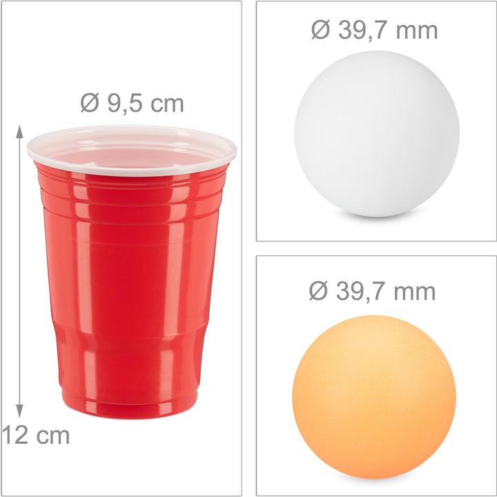 Image du produit Relaxdays Set de bière pong