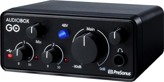 Produktbild PreSonus Recording-Set Audiobox GO Creator Bundle mit Stativ (USB)
