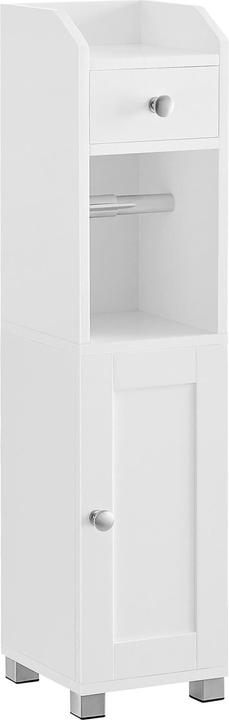 Actual product image Vasagle Shelf with toilet paper holder 76.7 x 18 cm, White
