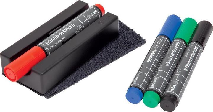 Image du produit Sigel Kit d'accessoires pour tableau blanc (L x H) 130 mm x 60 mm Noir BA151 (Noir, 4 x)