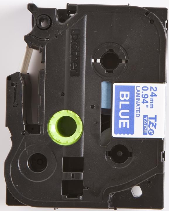 Actual product image Brother Tze-555 (2.40 cm, Blue, White)