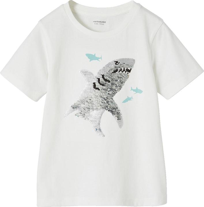 Actual product image Vertbaudet Boys' T-shirt with reversible sequins Oeko-Tex (152)