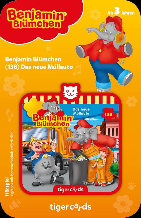 Image du produit Tigermedia Tigercard Benjamin Blümchen Le nouveau camion à ordures (Allemand)