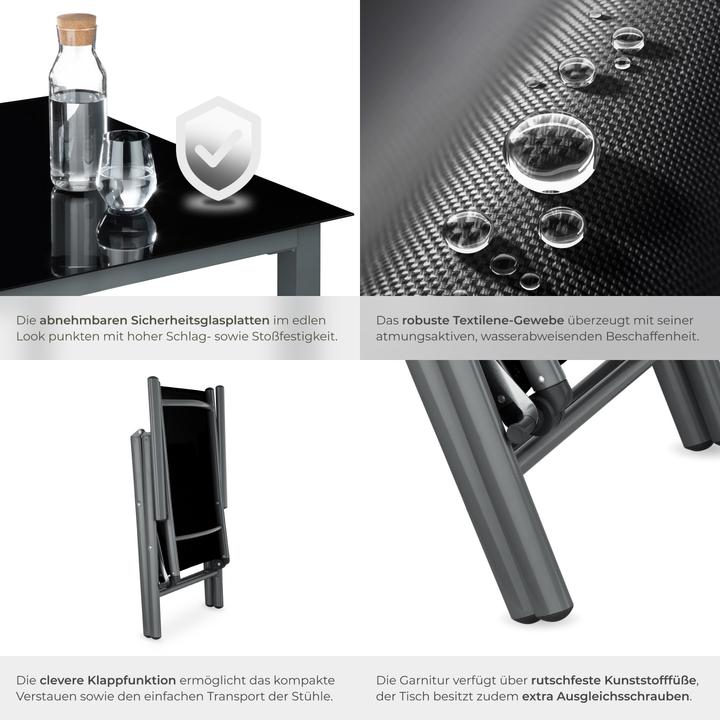 Produktbild tectake Sitzgruppe (150 cm)