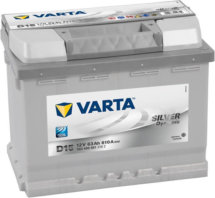 Immagine prodotto Varta Argento dinamico D15 (12 V, 63 Ah, 610 A)