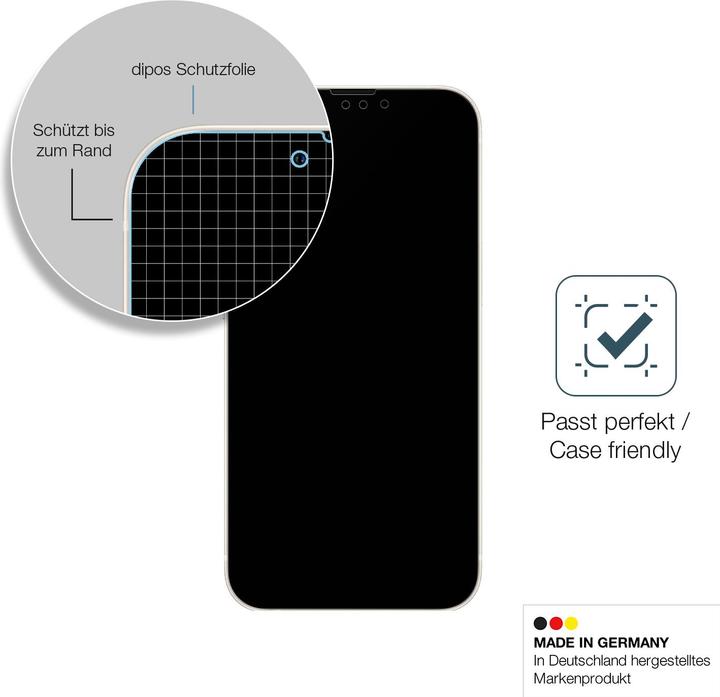 Actual product image Dipos Screen Protector Anti-Shock (1 Piece, Apple iPhone 13 mini)