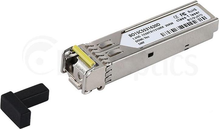 Produktbild BlueOptics Kompatibler Hitachi 1KGT038903R0001 BO15C5531620D SFP Transceiver, LC-Simplex, 1000BASE-BX-D, Singl