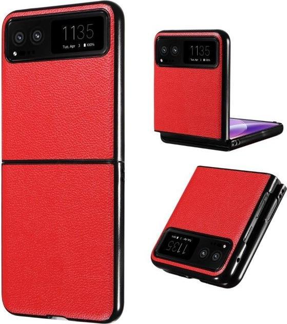 Image du produit MU Classic Série de couvertures de livres en cuir Litchi (Motorola Razr 40)