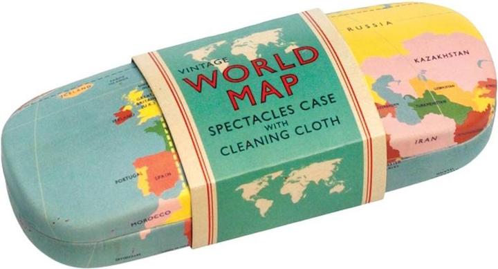 Actual product image Roost Spectacle Case World Map 24889 15x6x4cm