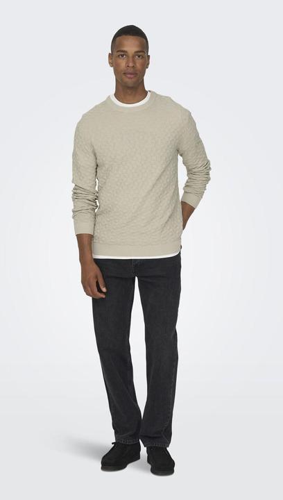 Produktbild Only & Sons Onskalle Reg 12 Struc Crew Knit Noos (XL)
