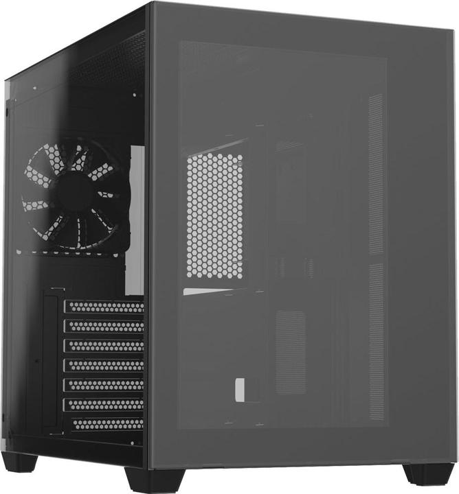 Productafbeelding Fortron FSP/ CMT380A/Midi Tower/Transpar./??ern?? (mATX, Mini-ITX, ATX)