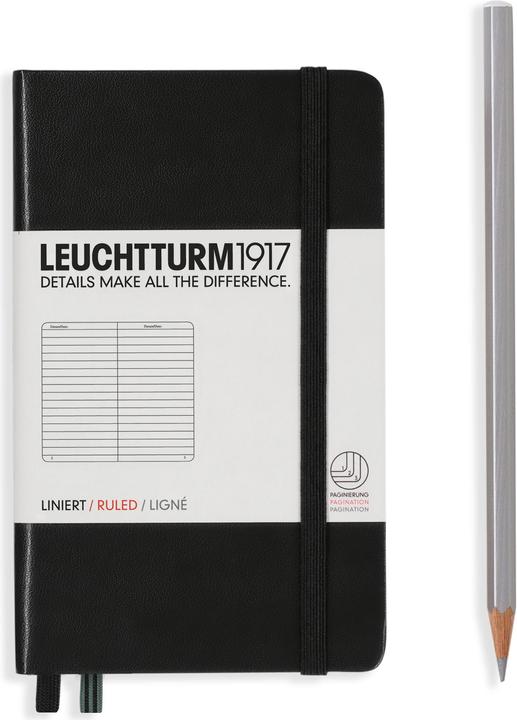 Actual product image Leuchtturm1917 Pocket, Hardcover (A6, Lined, Hardcover)