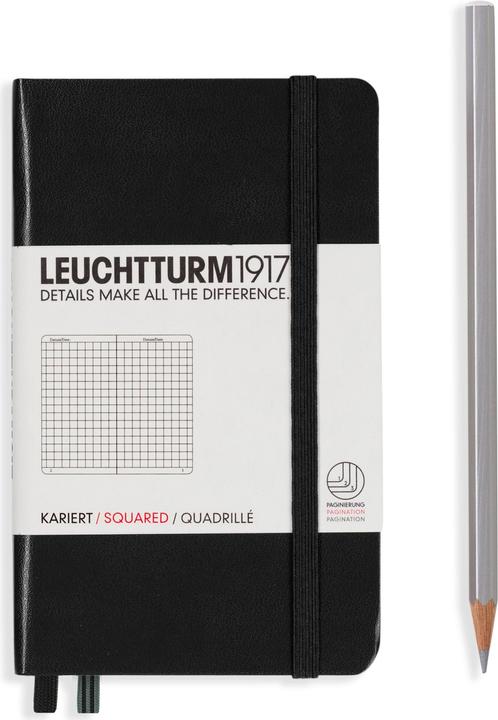 Image du produit Leuchtturm1917 Pochette, couverture rigide (A6, Quadrillé, Couverture rigide)