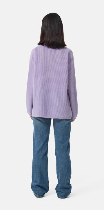 Actual product image Cash-Mere Wolle Kaschmir Oversize Style Rollkragen Pullover (S)