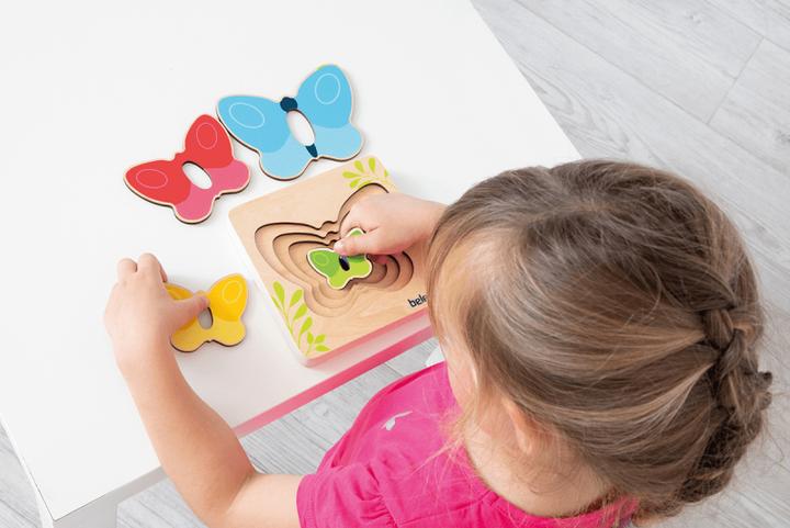 Actual product image Beleduc Layer Puzzle Little Butterfly (4 pieces)