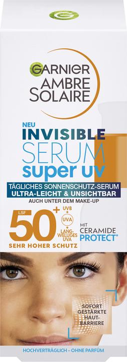 Produktbild Garnier Ambre Solaire Super UV (Sonnencreme Gesicht, SPF 50+, 30 ml, 111 g)