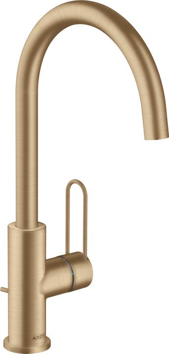Actual product image Axor Uno Mitigeur monocommande de lavabo Uno 240, poignée, vidage escamotable, saill