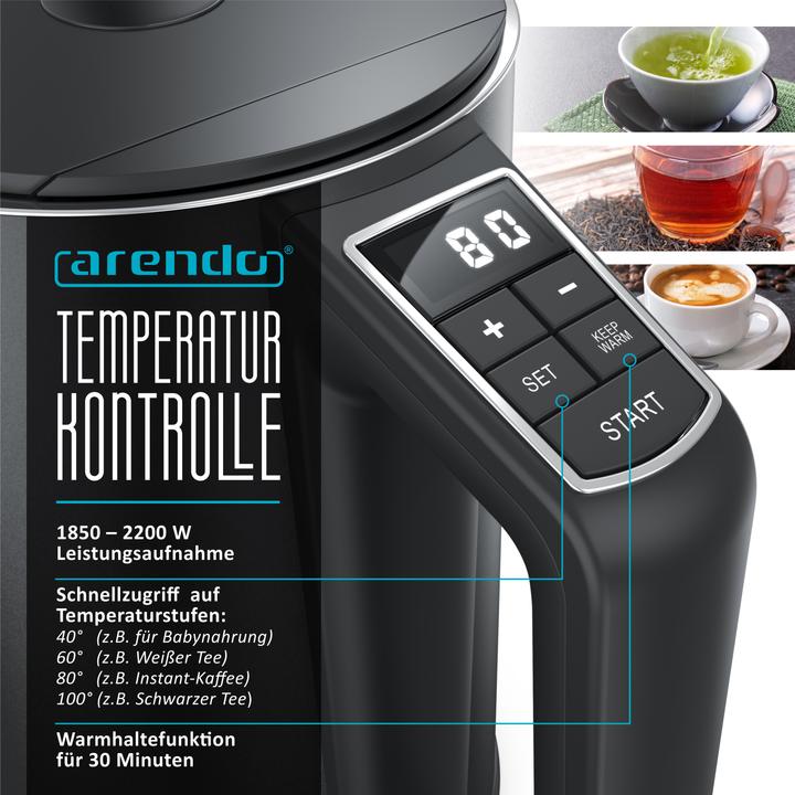 Actual product image Arendo Kettle (1.50 l)