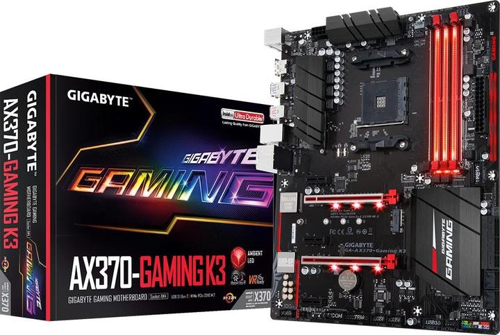 Produktbild Gigabyte GA-AB350 Gaming 3 (AM4, AMD B350, ATX)