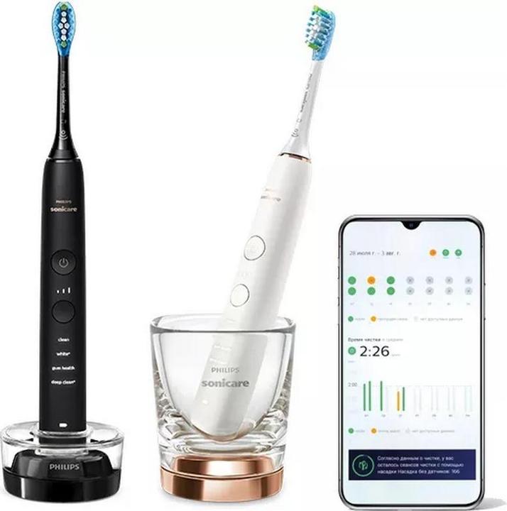 Produktbild Philips Sonicare DiamondClean 9000 Doppelpack (Schallzahnbürste)