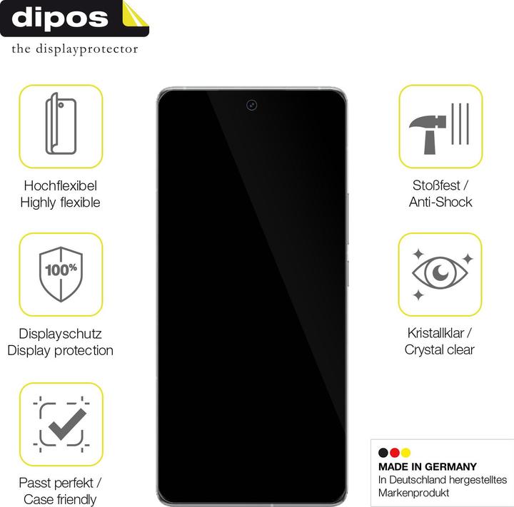 Actual product image Dipos Screen Protector Full-Cover 3D (2 Piece, Vivo iQOO 12 Pro)