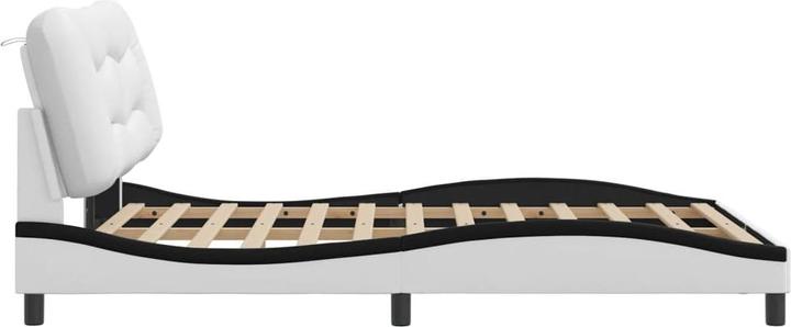 Produktbild VidaXL Bettgestell mit LED Kunstleder (140 x 200 cm)