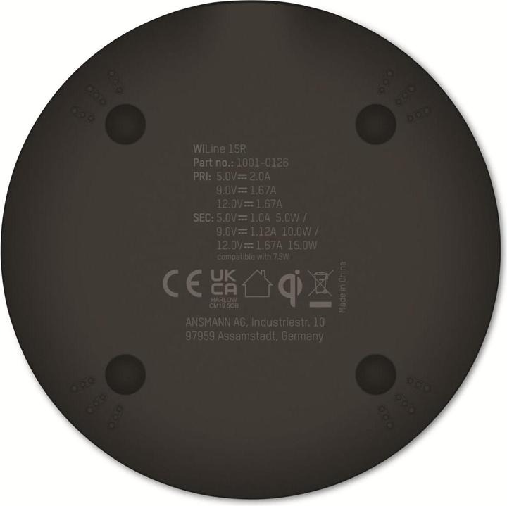 Actual product image Ansmann Charger WiLine 15R (15 W)