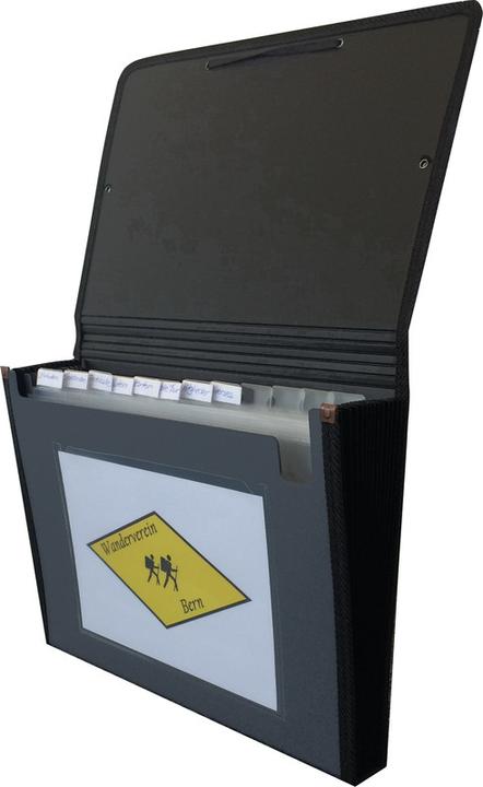 Actual product image Kolma Folder A4 superstrong 12 tabs anthracite (A4, 1 x)