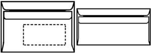 Image du produit Herlitz Enveloppe DL avec fenêtre (220 x 110 mm, 100 x)