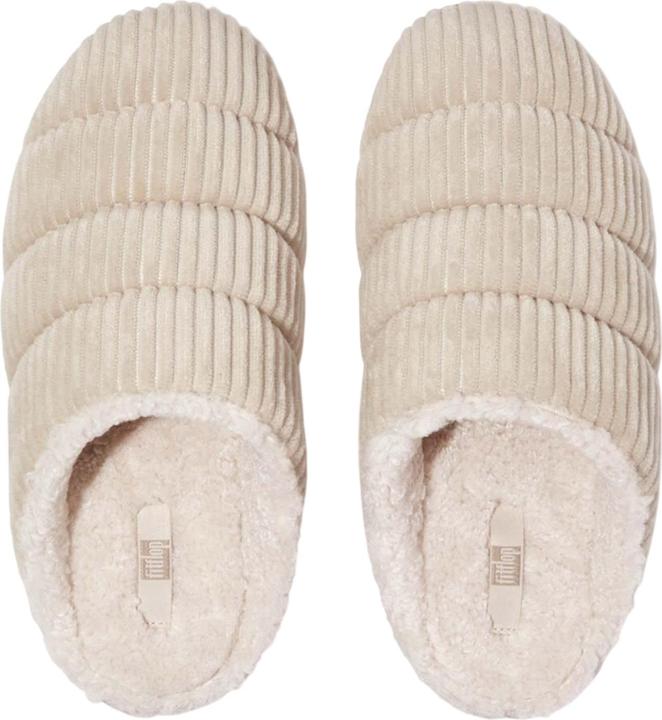Actual product image Fitflop Womens/Ladies Chrissie Corduroy Fleece Lined Slippers (37)
