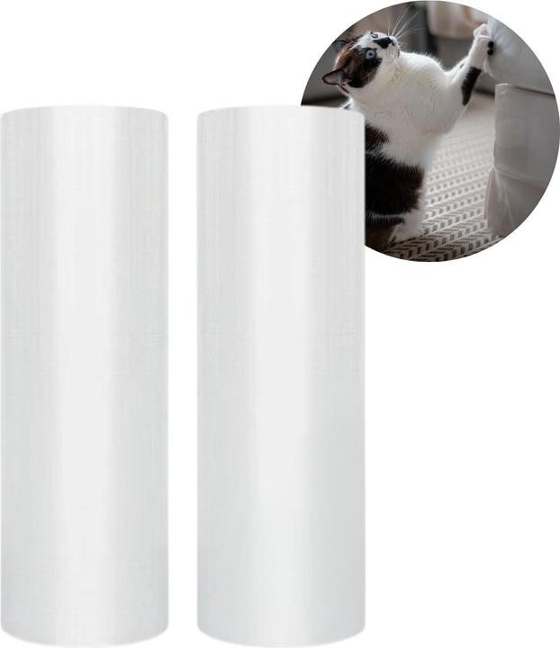 Actual product image Hermex Scratch protection Scratch-stop anti-scratch film Cat furniture protector Wall protection (Cat)