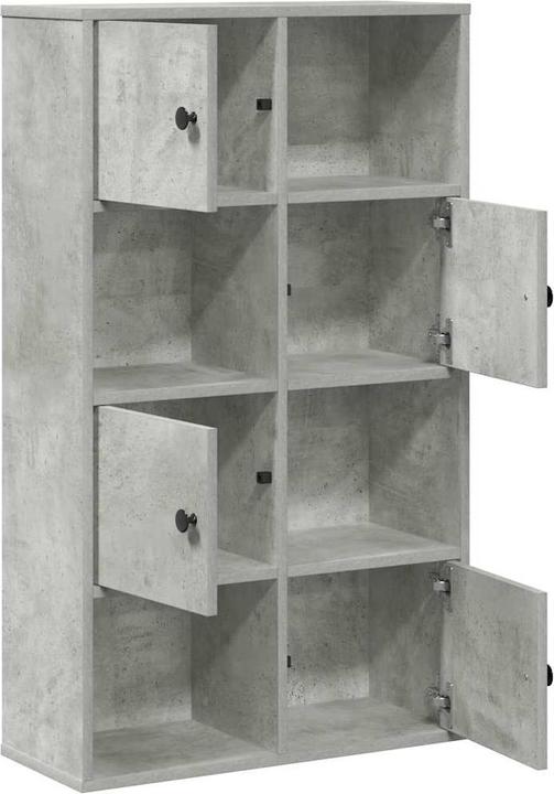 Immagine prodotto VidaXL Libreria in cemento grigio 60x24x101,5 cm materiale a base di legno