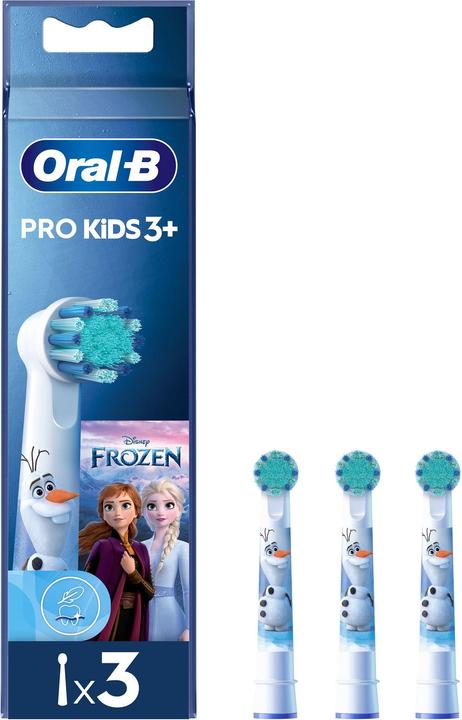 Braun Oral-B Pro Kids Ersatzköpfe mit Disney Frozen, 3 Köpfe (3 x)