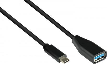 Immagine prodotto Good Connections GC 2811-OTG Cavo USB 3.0 da C maschio a A femmina OTG 0,1 m (0.10 m, USB 3.2 Gen 1)