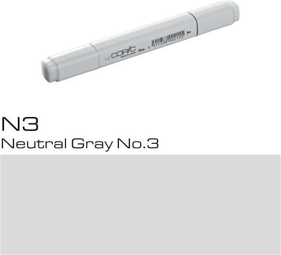 Actual product image Copic Graphic marker Classic type N - 3 (N-3 - Neutral Grey No.3, 1 x)