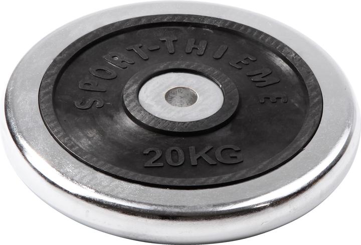 Sport-Thieme Chrome weight plate (1 x 20 kg)
