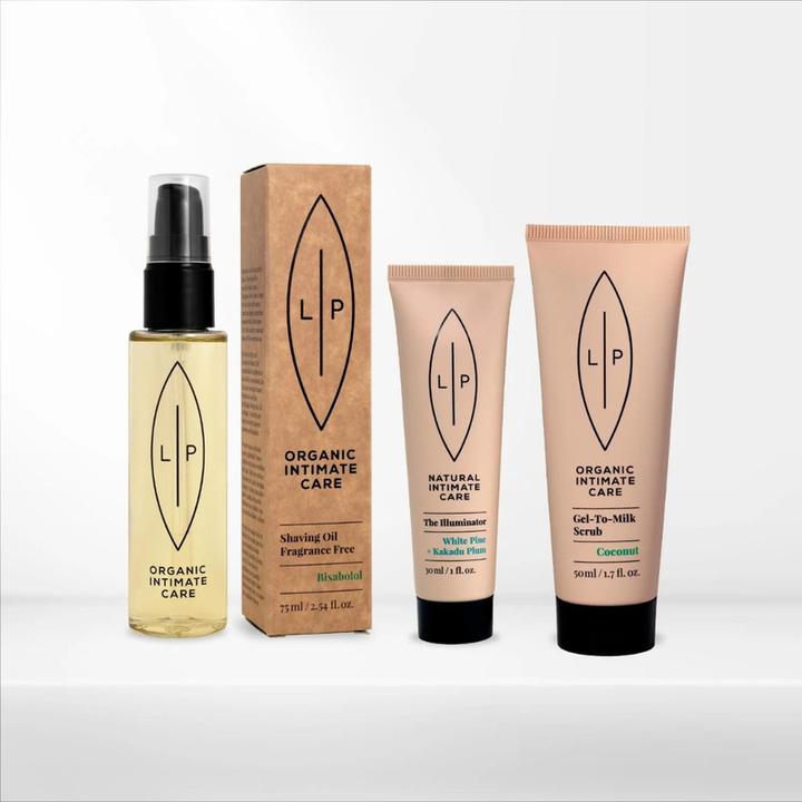 Produktbild Lip Intimate Care Rasur- und Intimpflegeset Deluxe (155 ml, Intimrasur, Intimöl)
