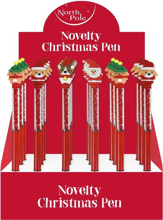 Clairefontaine Set mit Kugelschreibern, mit Topper, Weihnachten Fantasie, - Sortierung