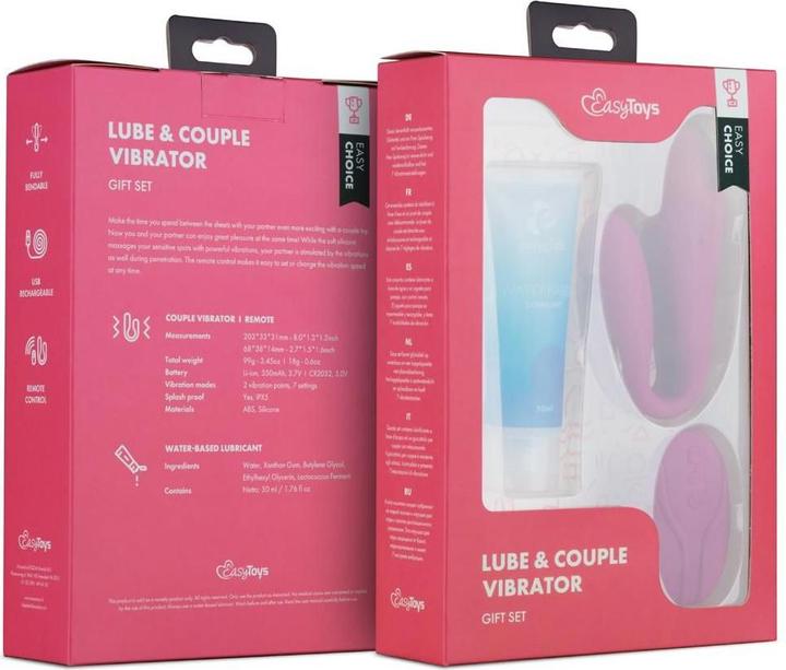 Actual product image Easytoys PaarSpielzeug und Gleitgel Set