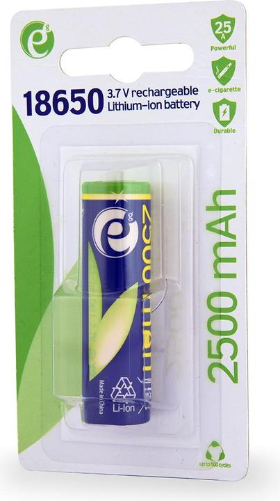 Produktbild Gembird Akumulator litowo-jonowy typ 18650 10C 2500mAh (1 Stk., 18650, 2500 mAh)