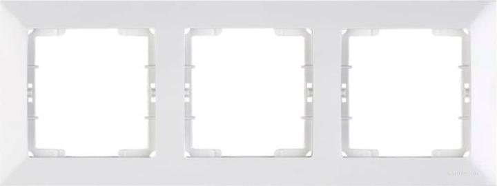 Produktbild Mutlusan Candela 3-fach Rahmen horizontal weiss für 3 Module