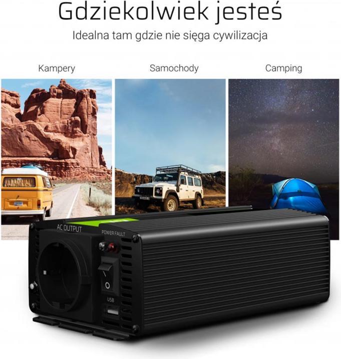 Actual product image GreenCell Voltage Car Inverter UPS for furnances and central heating pumps