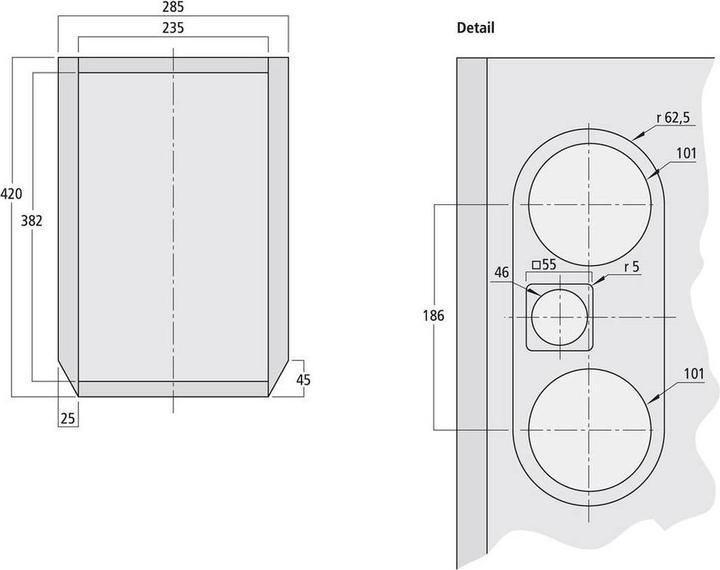 Actual product image Monacor KODEX 3-way loudspeaker kit (Set)