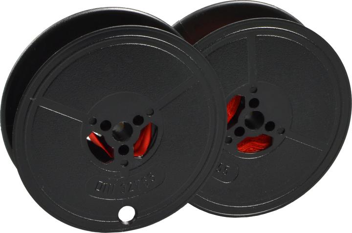 Produktbild Ampertec Kompa. Farbband DIN 2103 Gr. 1 Seide schwarz/rot 0001.02
