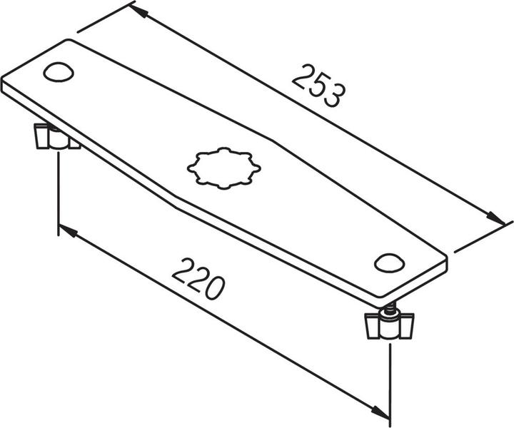 Actual product image Oras Daekplade forkr. 152053