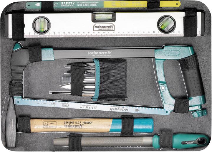 Produktbild technocraft ABS-Werkzeugkoffer PRO CHROME 185-tlg (185 Teile)