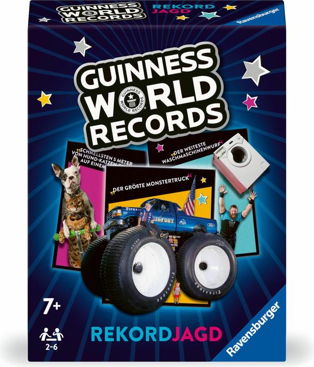 Produktbild Ravensburger 22889 - Guinness World Records: Rekordjagd - das Quiz- und Gedächtnisspiel voller (Deutsch)