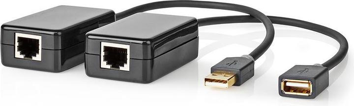 Produktbild Nedis USB-Extender USB 1.1 1x RJ45 Female 1x USB-A Buchse 1x USB-A Stecker 1x RJ45 Female 50 m 12 Mb (0.20 m, USB 1.1)
