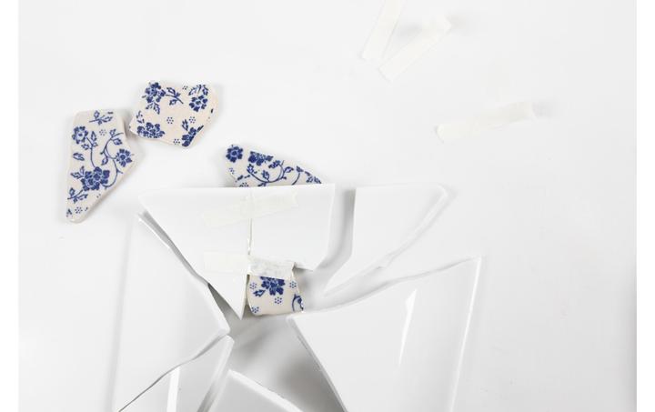 Produktbild Creative - Kreativ Set Kintsugi, Schale, Blau, Gold, Weiss, 1 Pck - ()