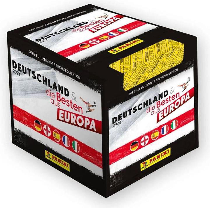 Actual product image Panini DFB Deutschland 2024 und die Besten aus Europa Sticker Collection Display (50) *German Version* (German)